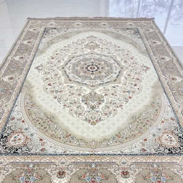 تصویر 3 از قیمت خرید فرش بدون ترنج کرمی با فروش عمده